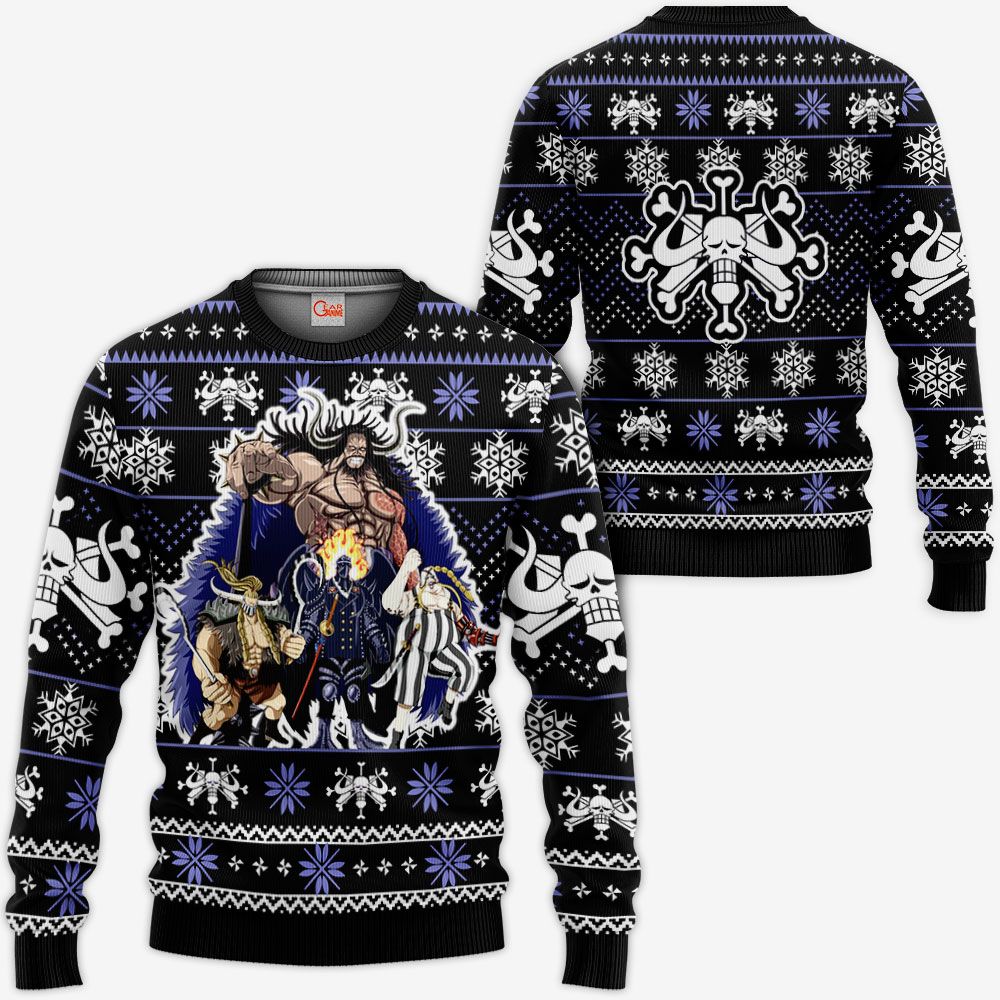 Shanks Anime Ugly Christmas Sweater One Piece GG0711 | One Piece Store