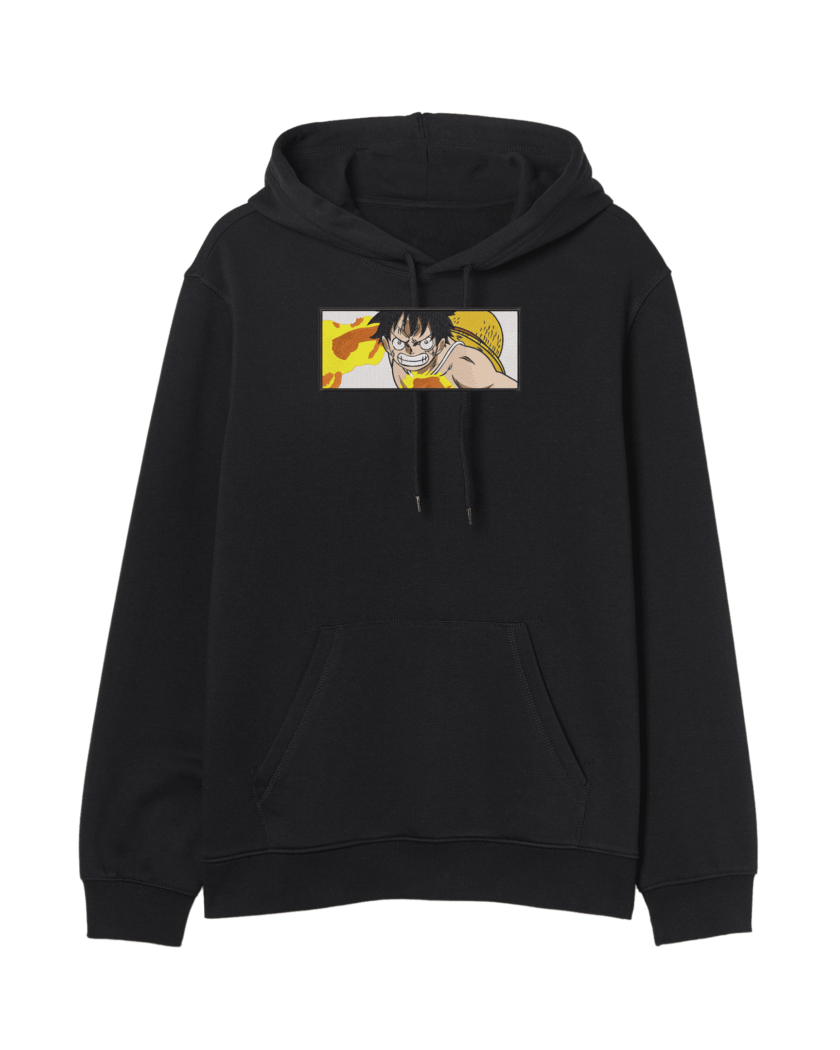 Sweat à Capuche One Piece - Impression Luffy/Ace, Unisexe, Coton/polyester - Pour Fans D'anime Japonais