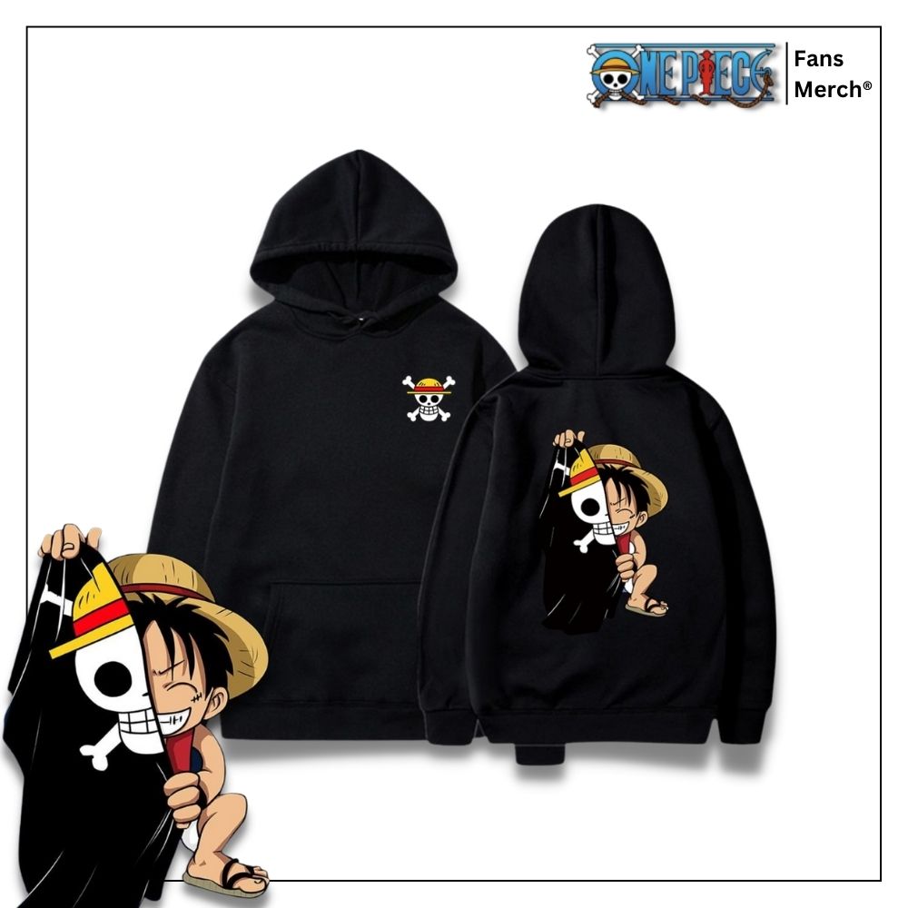 FS LIFE One Piece Anime Denim Jacket Graphic Hoodie Black S at Amazon  Mens Clothing store