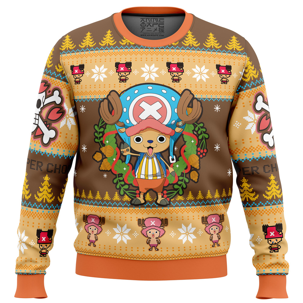 Christmas Tony Chopper One Piece Ugly Christmas Sweater GG0711