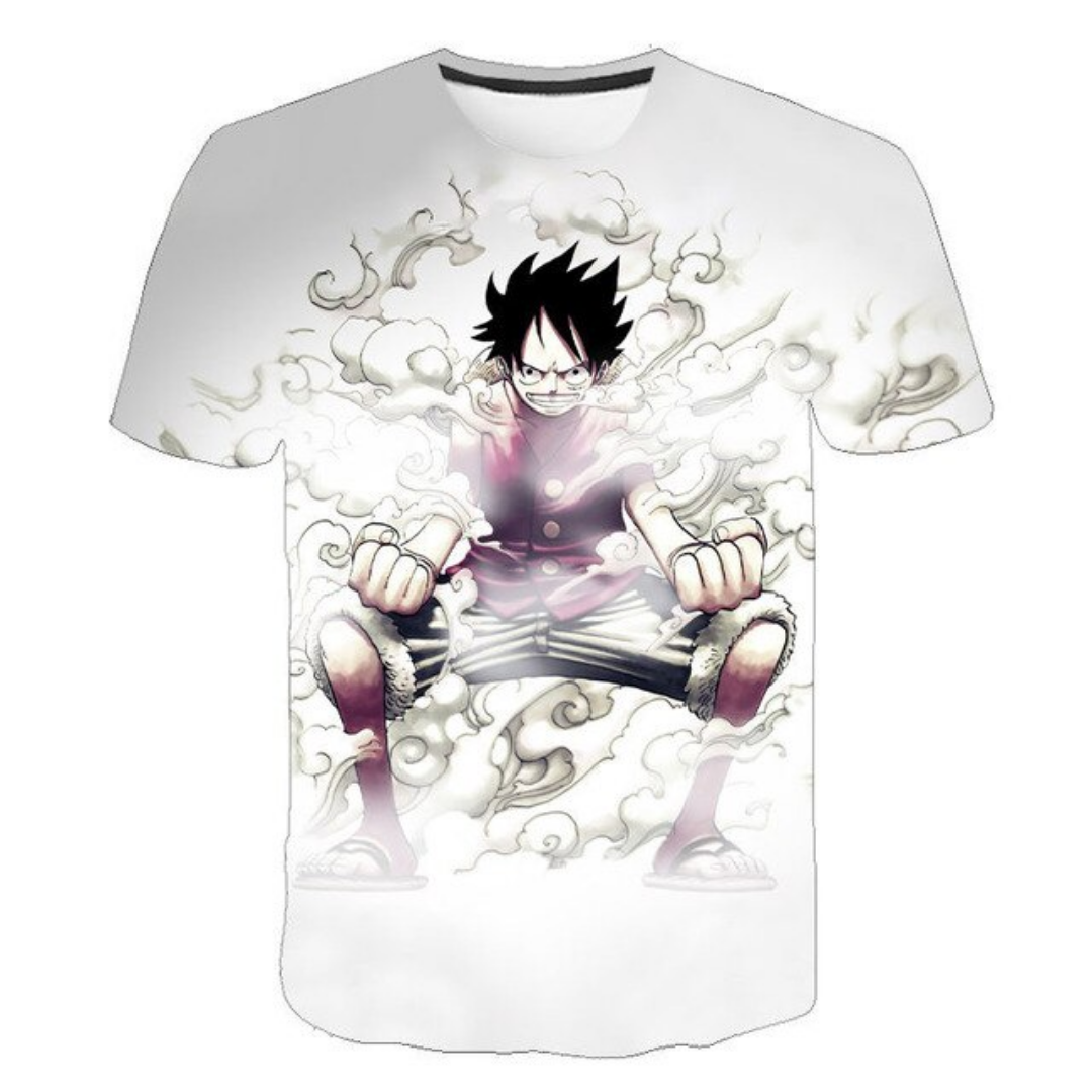 One Piece T-Shirt – Luffy Gear 2 Printed official merch