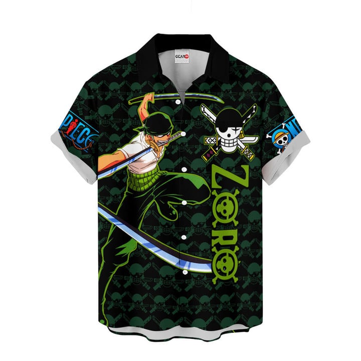 One Piece Hawaiian Tshirts Roronoa Zoro Hawaiian Shirt IP0717 One