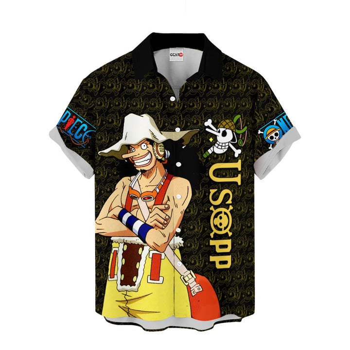 One Piece Hawaiian T-shirts - Usopp Hawaiian Shirt IP0717 | One Piece Store