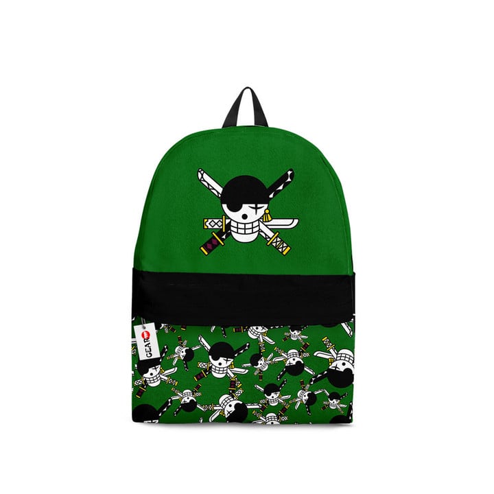 One Piece Backpacks - Roronoa Zoro Symbol Anime Backpack | One Piece Store
