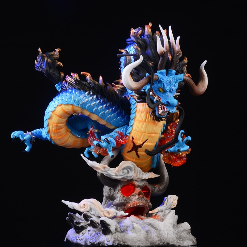 One Piece Action Figures - 22cm Kaido Dragon Form Four Emperors With ...