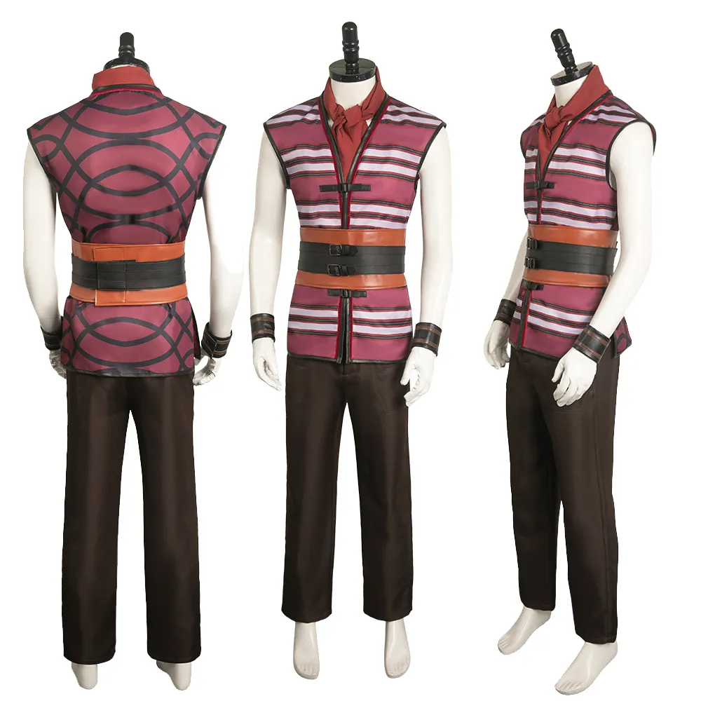 Buggy Anime Live Action TV One Piece Jacket Stripe Set Cosplay Costume 3 - One Piece Store Buggy Anime Live Action TV One Piece Jacket Stripe Set Cosplay Costume - Image 3