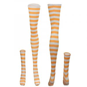 One Piece Live Action TV Nami Socks Striped Cosplay Costume Accessories