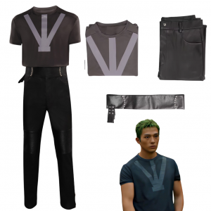 Roronoa Zoro Fantasy Black Live Action TV Cosplay Costume Outfits