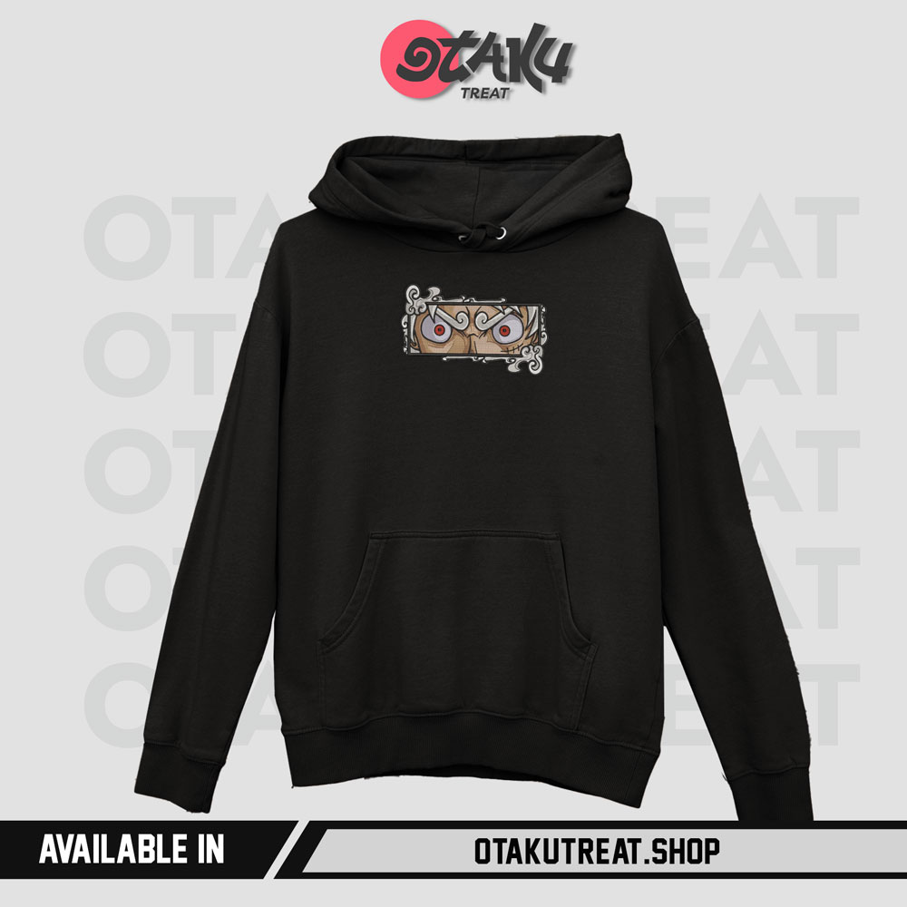 Luffy G5 White Embroidered Hoodie / T-shirt