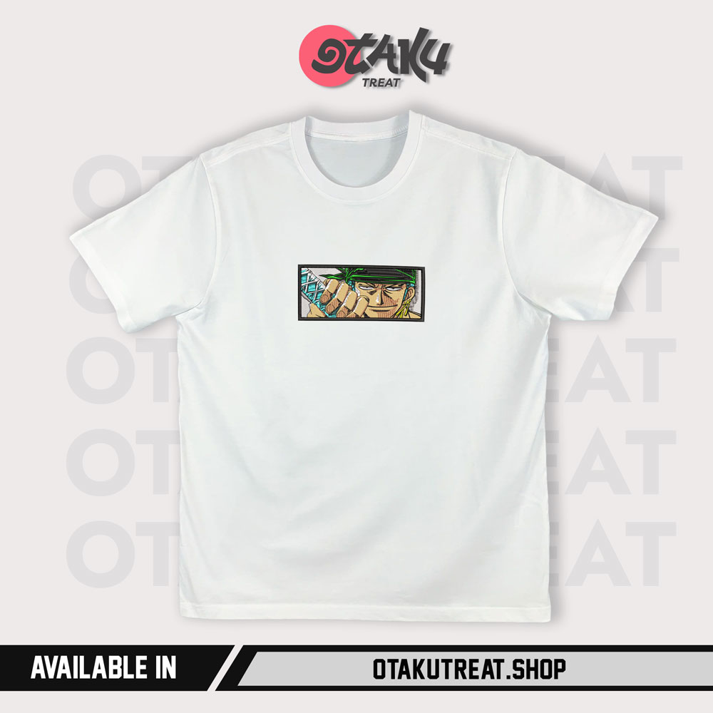 Zoro Sword Anime Embroidered Hoodie / T-shirt 5 - One Piece Store Zoro Sword Anime Embroidered Hoodie / T-shirt - Image 5