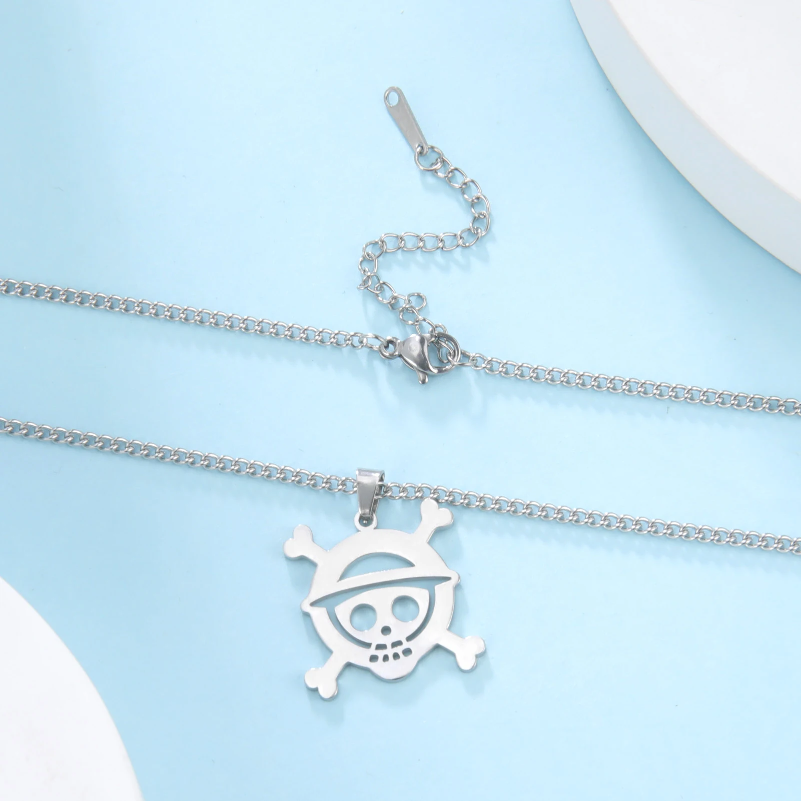 One Piece Necklaces – Logo Luffy Stainless Steel Anime Fashion Necklace