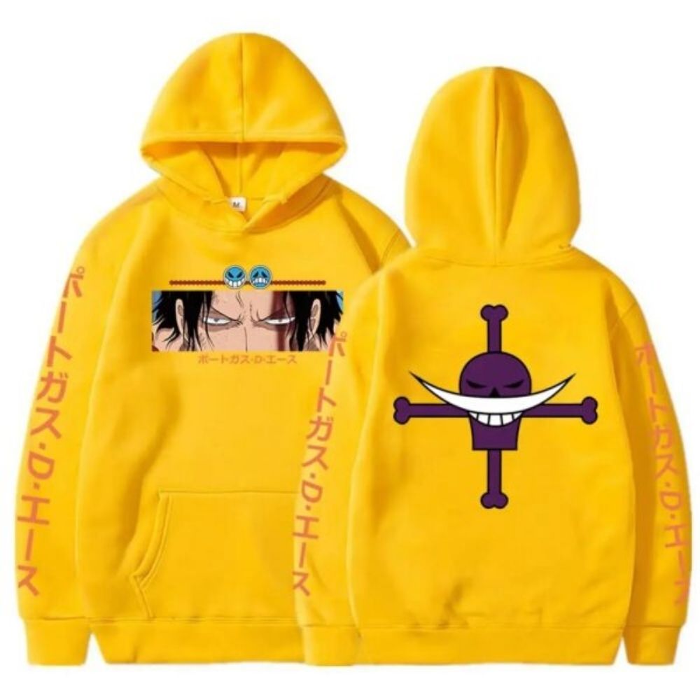 One Piece Hoodies – Portgas D Ace Logo Anime Pullover Hoodie 3 - One Piece Store One Piece Hoodies – Portgas D Ace Logo Anime Pullover Hoodie - Image 3