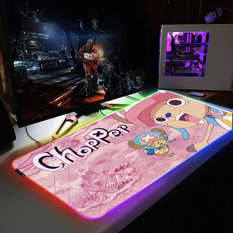 One Piece Mouse Pads - OP Luminescence Mouse Pad Gaming Table RGB Deskmat 6 - One Piece Store One Piece Mouse Pads - OP Luminescence Mouse Pad Gaming Table RGB Deskmat - Image 6