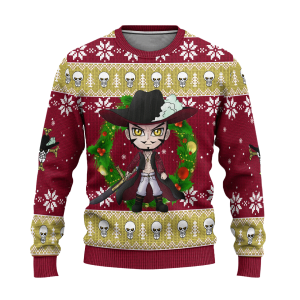 Hawk Eyes Dracule Mihawk – One Piece Ugly Christmas Sweater