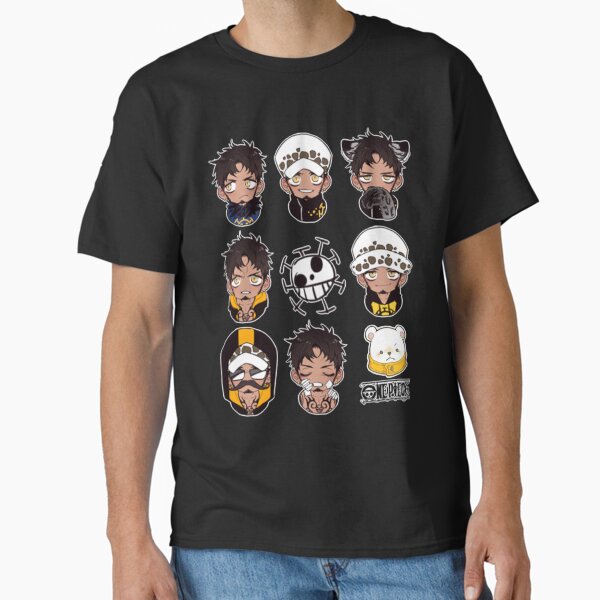 Cute Trafalgar Law Facial Expression Challenge!  Classic T-Shirt RB2310