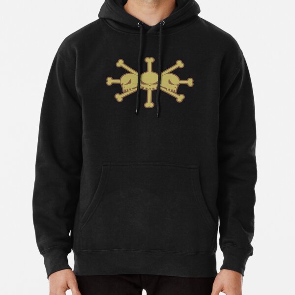 Blackbeard Pirates Jolly Roger 9 Pullover Hoodie RB2310
