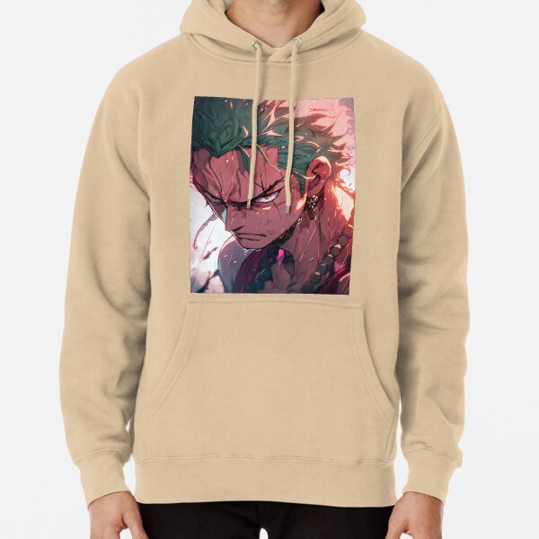 Mastery Undrawn Dive into the World of Zoro One Piece Pullover Hoodie RB2310