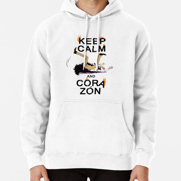 KEEP CALM AND CORAZON Pullover Hoodie RB2310
