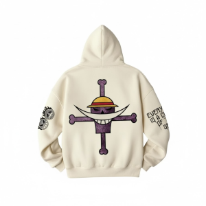 One Piece Anime Distressed Hoodie