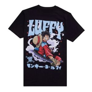 One Piece T-shirt Luffy Wanted Poster Graphic NTAN1102