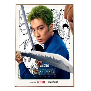 One Piece Live Action SS2 Poster – Roronoa Zoro Sword Style Print NTAN1202
