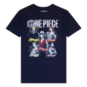 One Piece Group Live Action Names DTNK1302 T-Shirt