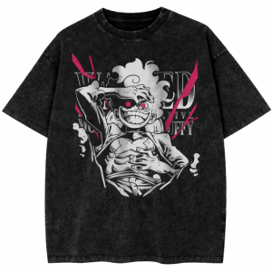 Gear 5 Monkey D Luffy PTTT1304 Washed T-shirt
