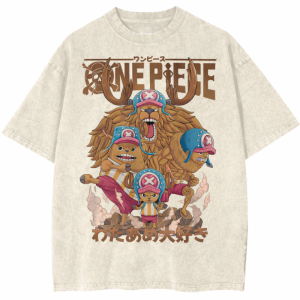 One Piece Tony Tony Chopper PTTT1304 Washed Anime T-shirt