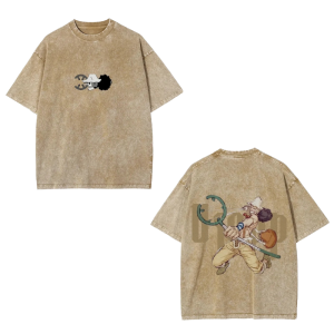 2026 ONE PIECE Usopp Sniper King PTTT0204 Washed T-shirt