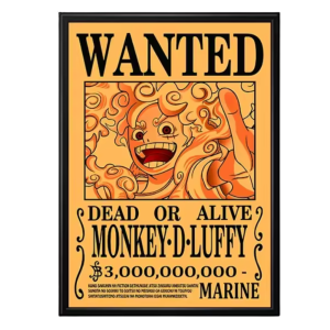 One Piece Manga Style Frameless Canvas NTAN1404