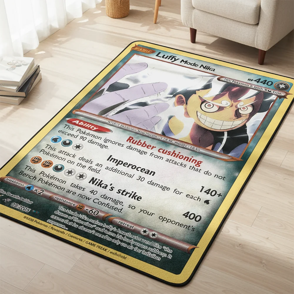 One Piece Cartoon Luffy Gear 5 PTTT1304 Rug Floor Decor