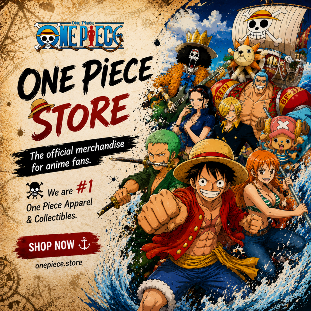 One Piece Store is the official merchandise for anime fans. We are #1 One Piece Apparel & Collectibles.