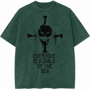 One Piece Child of The Sea PTTT0506 Vintage Washed T-Shirt