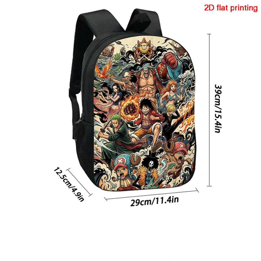 Backpack side and mesh pockets