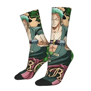 One Piece Zoro Fashion Anime Socks