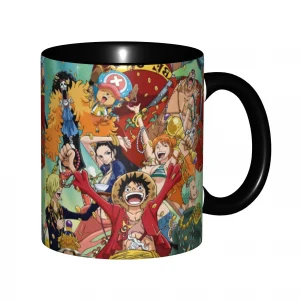 Anime One Piece PTTT0308 DIY Pirate King Luffy Ceramic Mug
